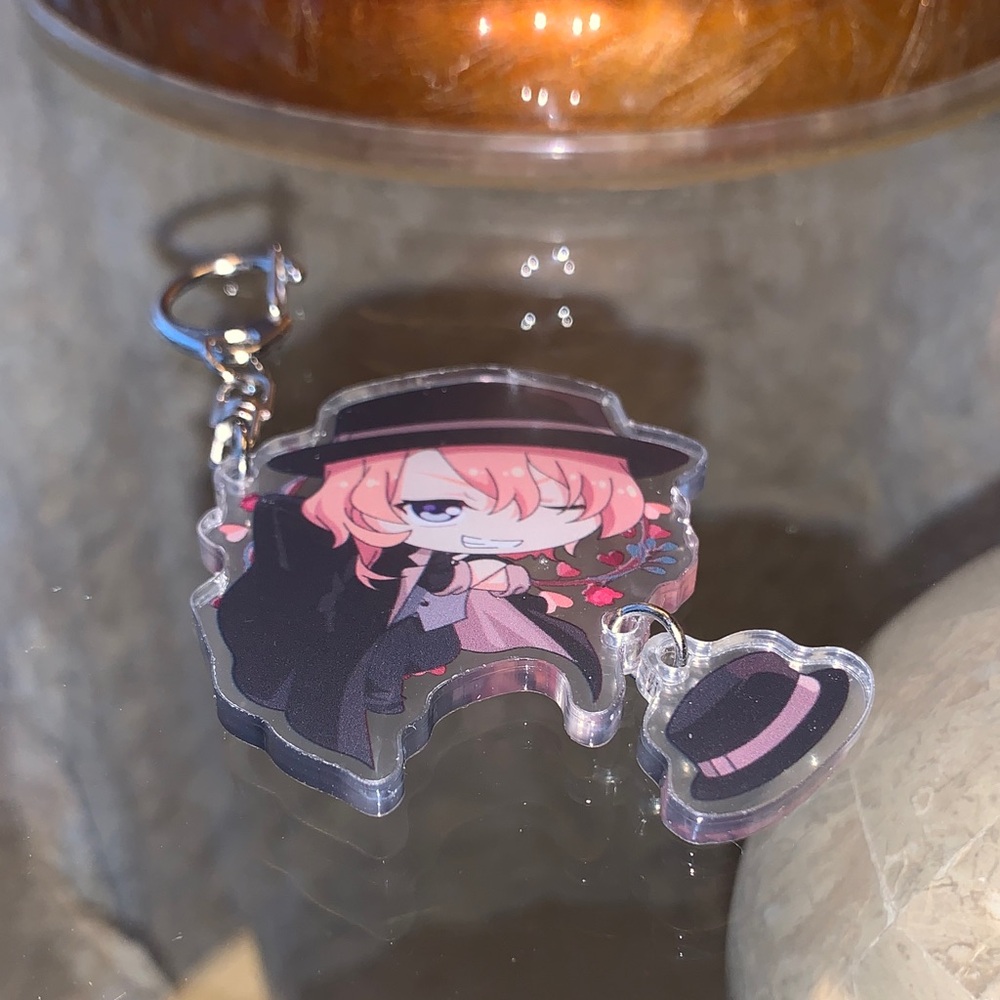 Chūya Nakahara Anime Character Acrylic Keychain